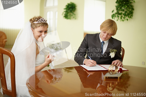 Image of Solemn registration - wedding ceremony
