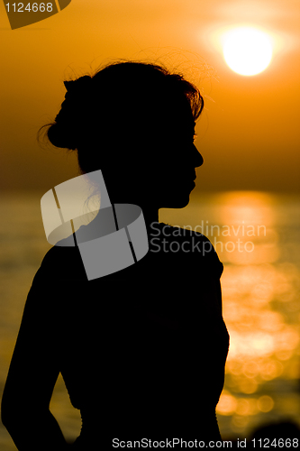 Image of Girl Silhouette