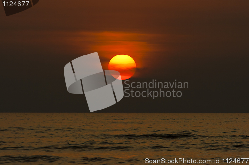Image of Sunset On The Sea