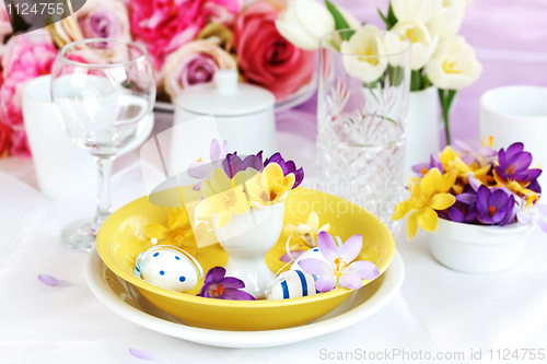 Image of Easter place setting