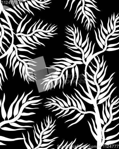 Image of Leaves silhouettes