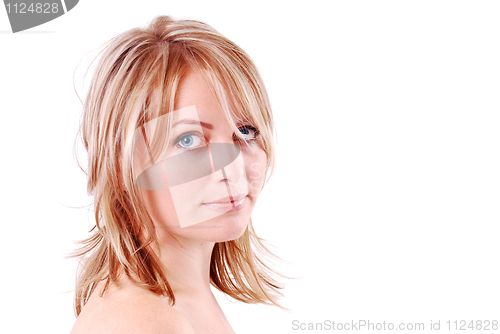Image of portrait of beautiful young girl 