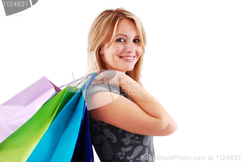 Image of Shopping girl