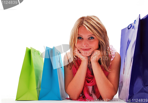 Image of Shopping girl