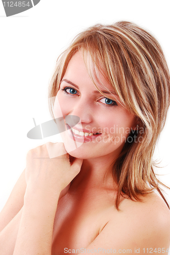 Image of portrait of beautiful young girl 