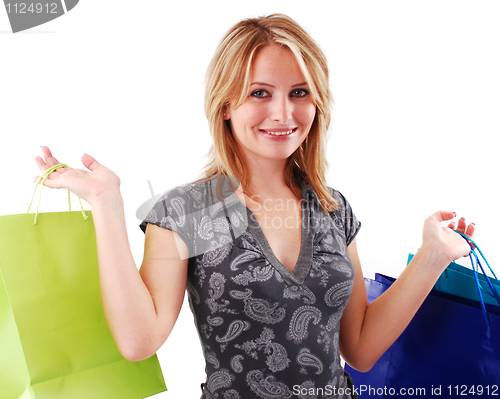 Image of Shopping girl