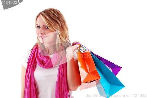 Image of Shopping girl