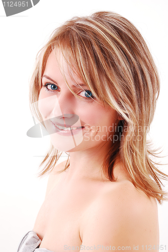 Image of portrait of beautiful young girl 