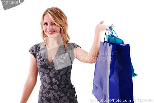 Image of Shopping girl