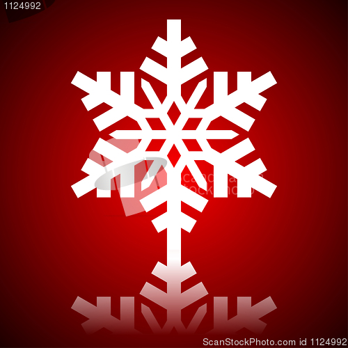 Image of Snowflake close up 