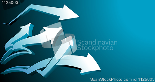 Image of abstract background with arrows