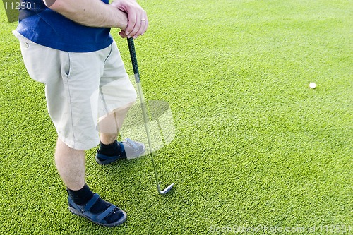 Image of Abstract Golfer