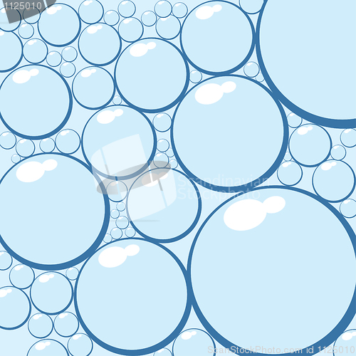 Image of blue bubbles 