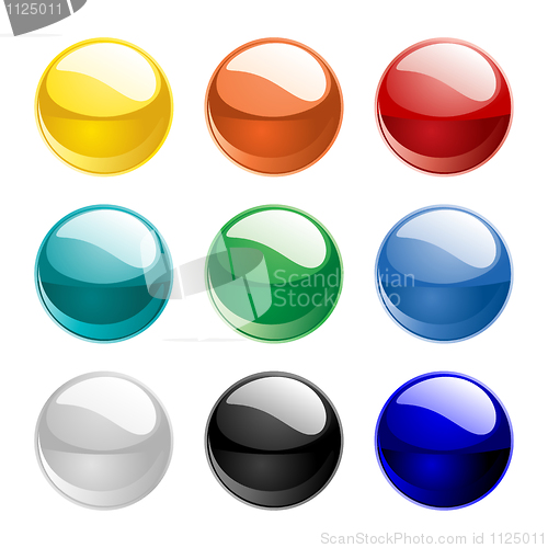 Image of Color vector spheres