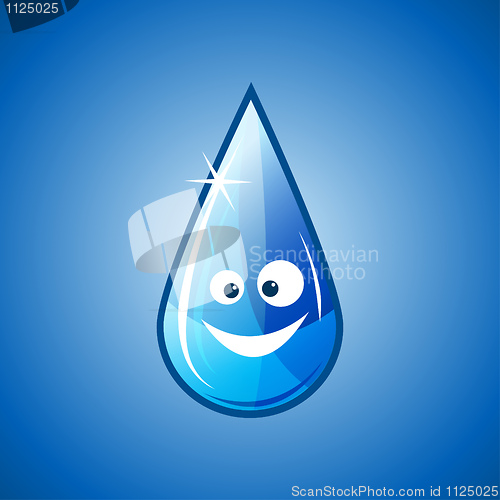 Image of Happy water drop