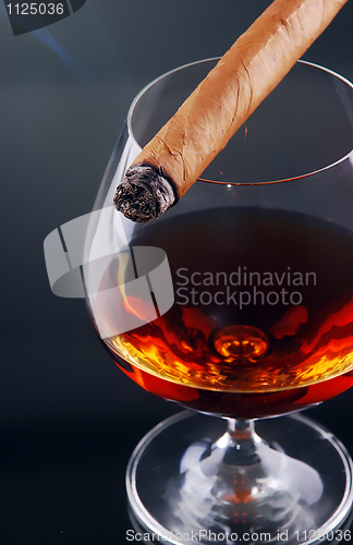 Image of Glass of cognac 