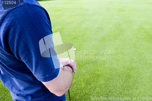 Image of Abstract Golfer