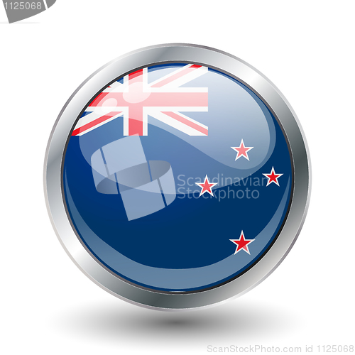 Image of shiny button flag 