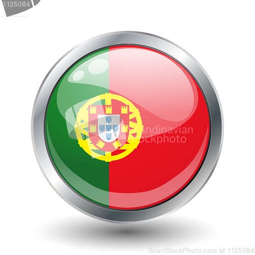 Image of shiny button flag 