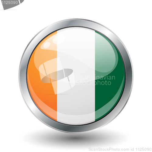 Image of shiny button flag 