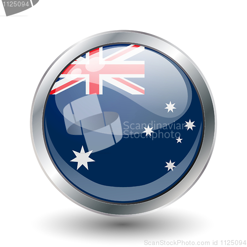 Image of shiny button flag 