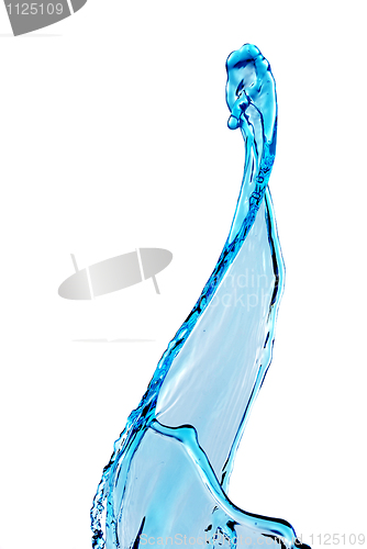 Image of blue water splash