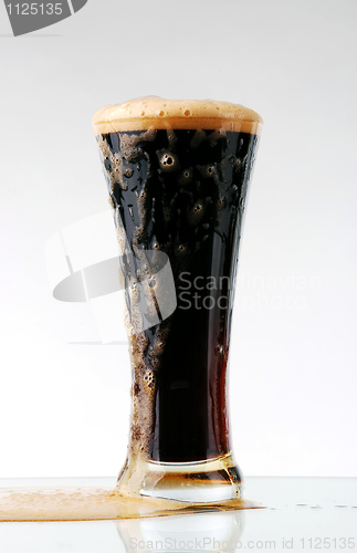 Image of Glass of dark beer