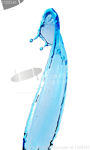 Image of blue water splash