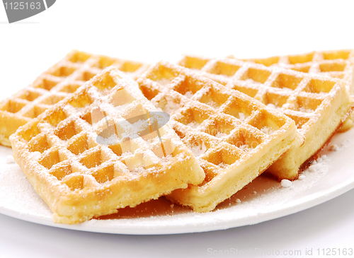 Image of freshly baked waffles