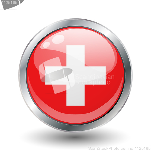 Image of shiny button flag 