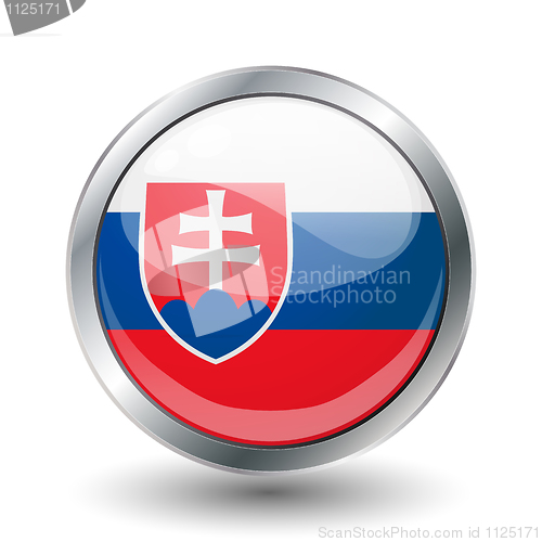 Image of shiny button flag 