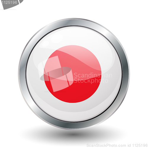 Image of shiny button flag 