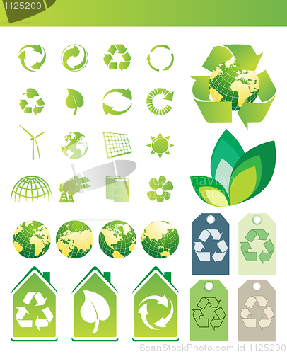 Image of environmental / recycling icons