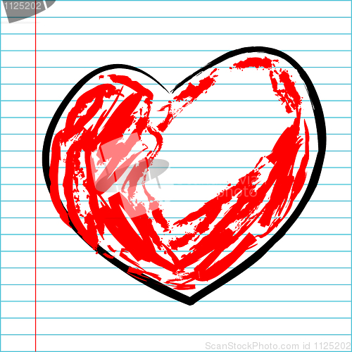 Image of Hand drawing heart