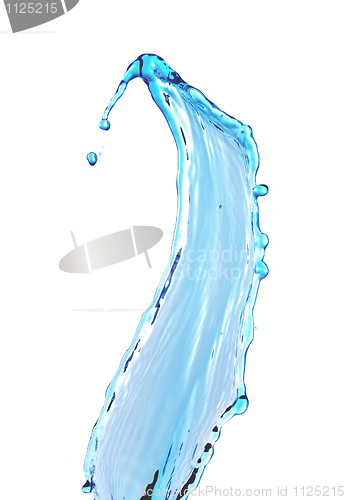 Image of blue water splash