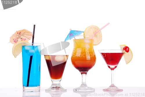 Image of Colorful cocktails 