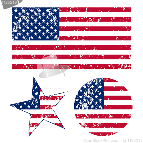 Image of American flags