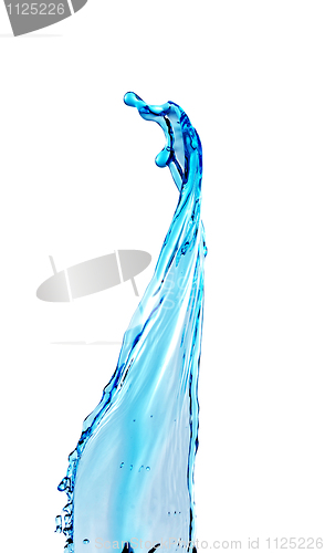 Image of blue water splash