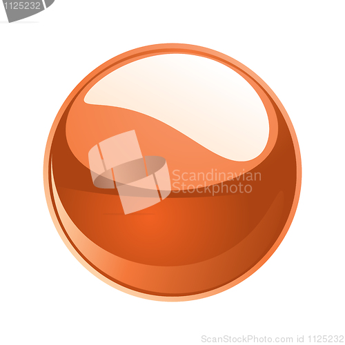 Image of vector orange sphere 