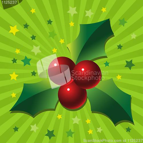 Image of Holly sprig