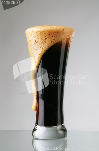 Image of Glass of dark beer