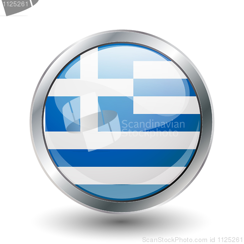 Image of shiny button flag 