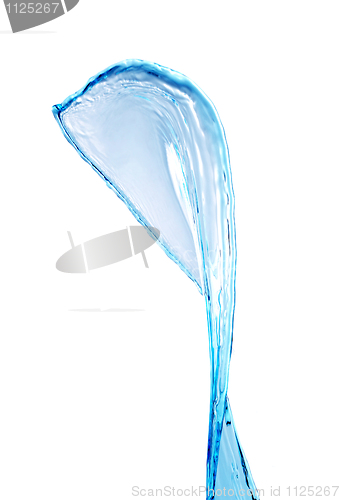 Image of blue water splash