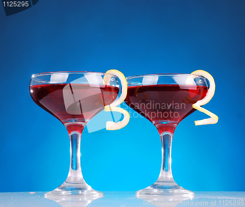 Image of Photo of two Cosmopolitan cocktails 