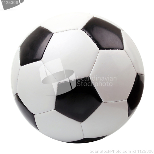 Image of Leather soccer ball 