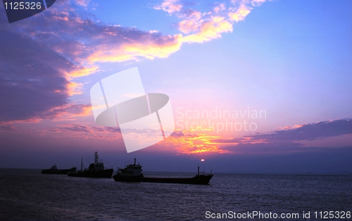 Image of Ship in the sea