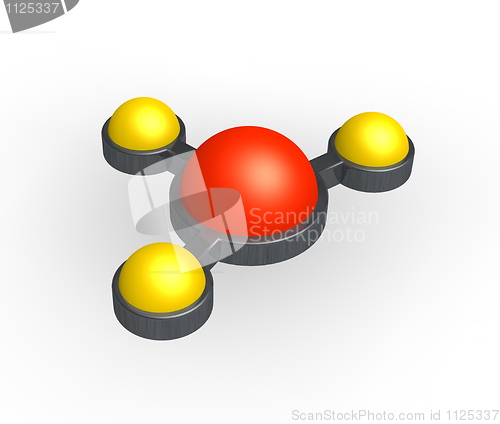 Image of molecule abstract