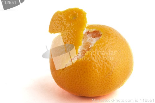 Image of Partly Peeled Orange