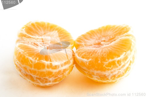 Image of Halved Christmas orange