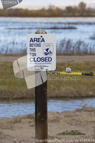 Image of Wildlife area closed to the public